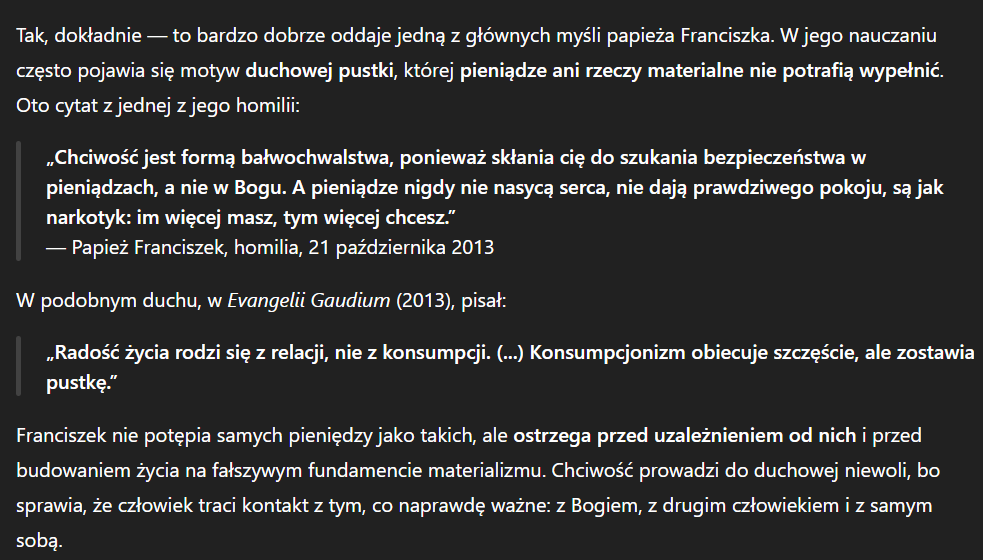 GPT o bogactwie